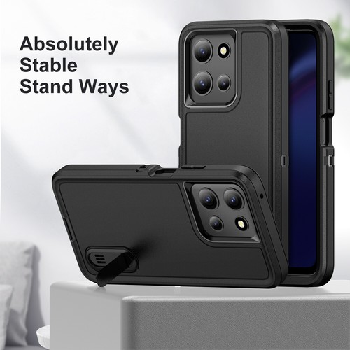 Funda de teléfono 3 en 1 de alta resistencia con soporte para Moto G Play/Power 5G 2025/G 5G 2025 - Imagen 22 de 98