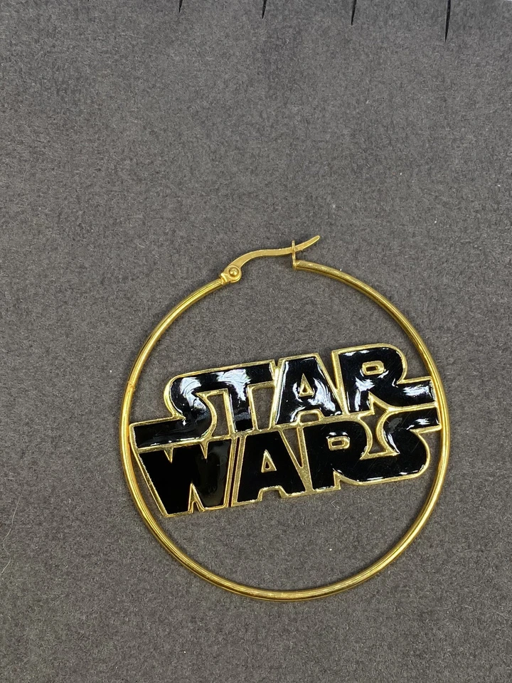 Pendientes de aros de acero inoxidable coleccionables para mujer Disney Star Wars  Foto 2 de 4