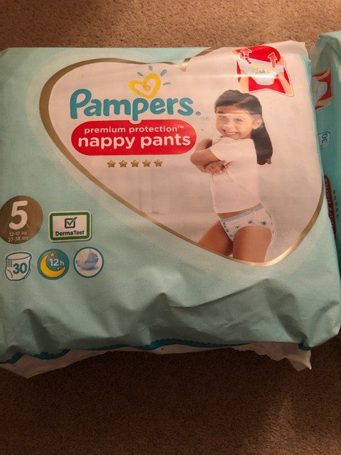 pampers premium nappy pants size 5