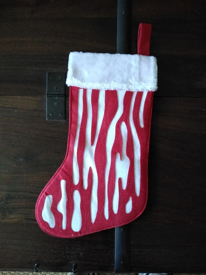 Creepy Slaughterhouse Decoration, Halloween Gift, FELT MEAT STOCKING, Freaky - Image 3 of 3