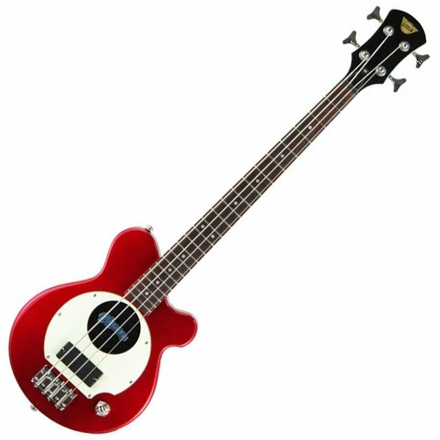 Pignose PGB 200 Candy Apple Red Mini Electric Bass Guitar Built in Speaker