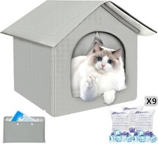 Pet Cooling House with Air Conditioning and Ice Packs For Cats And Dogs