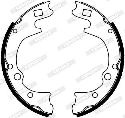 FERODO Ensemble De Freins Arrière Pour Hyundai H-1 Travel TQ Mazda - Photo 4/4