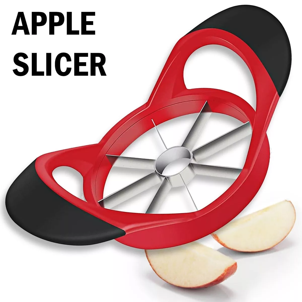 Apple Corer Slicer Cortador de frutas Prensa de acero inoxidable Chopper  Herrami