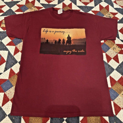 Horse/Equine T-shirt, Size M - Life is a Journey... Enjoy the Ride Equus Vintage