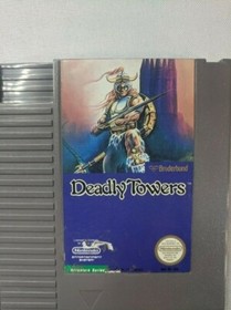 Deadly Towers Nintendo NES Authentic OEM Game Cartridge Only - Tested
