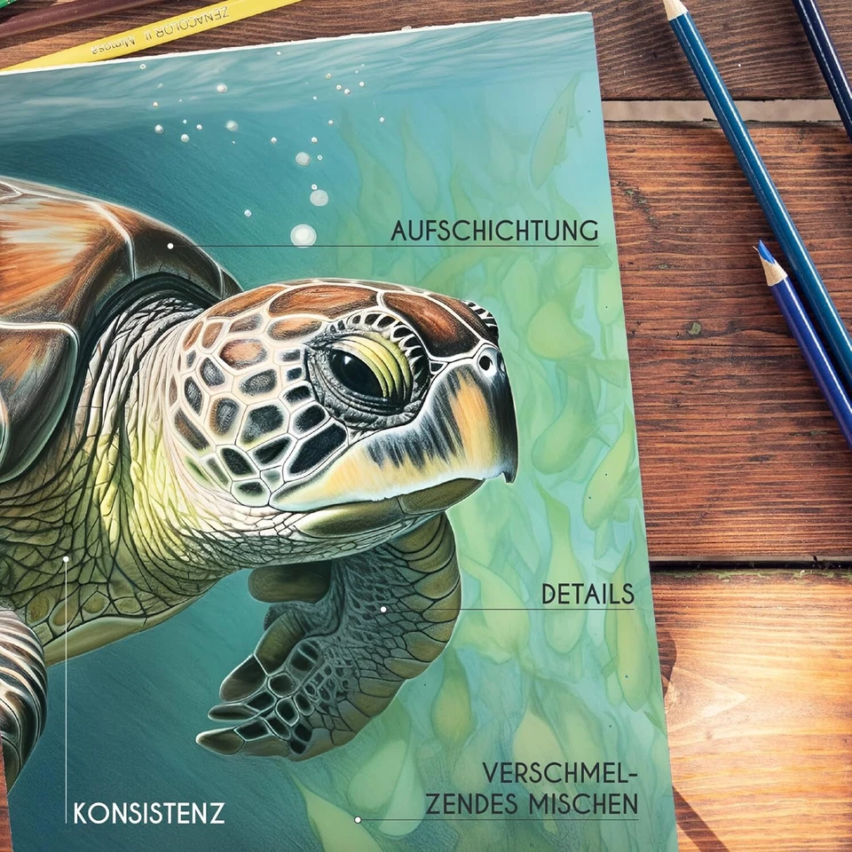 Buntstifte Set 72 Professionelles Buntstifte für Erwachsene - Bild 4 von 4