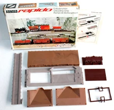 VERY RARE! ARNOLD RAPIDO N REF 0826 UNLOADING RAMP FREIGHT WAGON NEW