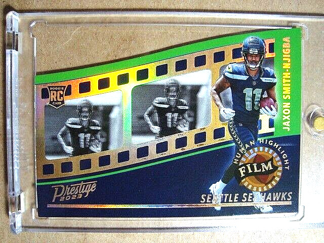 2023 Jaxon Smith-Njigba Panini Prestige Rookie Human Highlight Film RC MINT 🔥🔥