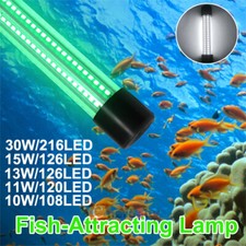 50000Lumens 12V 126 LED Green Underwater Fishing Light Lamp Fish Attract 5m