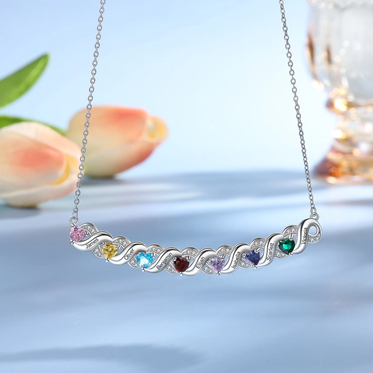 Elijah name necklace store