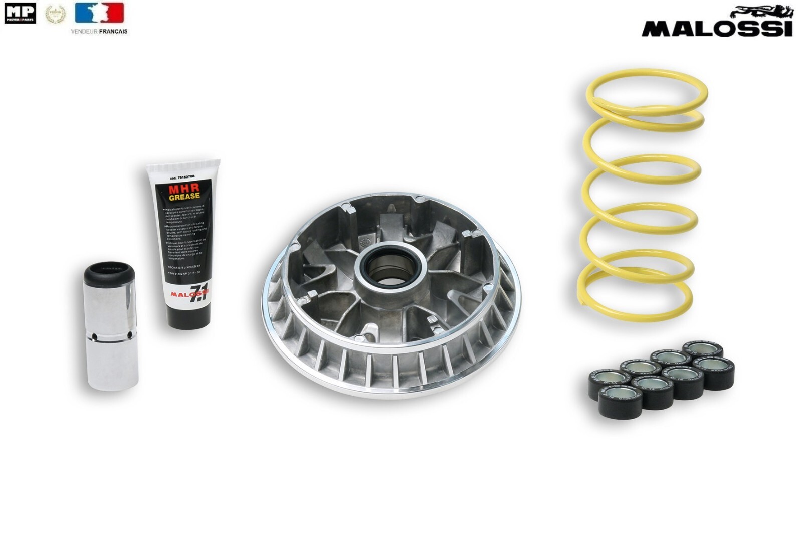 Variateur Racing Malossi Multivar 2000 Suzuki Burgman 400 usinage haute précision de 2007 à 2009