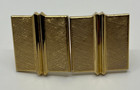 Square Gold Color Unique Design Cufflinks Swank