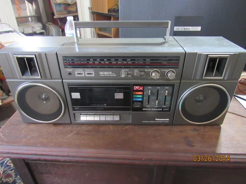Vintage PANASONIC RX-C39 Boom Box Portable Stereo Component System, 80s Cassette