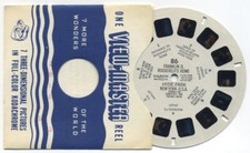 Franklin D Roosevelt's Home Hyde Park New York 1950 Sawyer's View-Master Reel 86