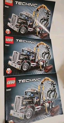Lego Technic 9397 Logging Truck 3-Book Instruction Manuals Only