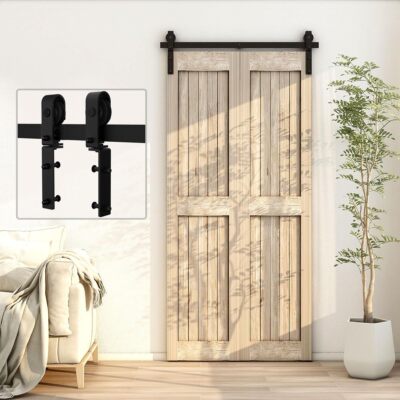 CCJH1-4M Bifold Schiebetür Hardware Kit Moderne Rolle Führung Schwerlast,Schrank