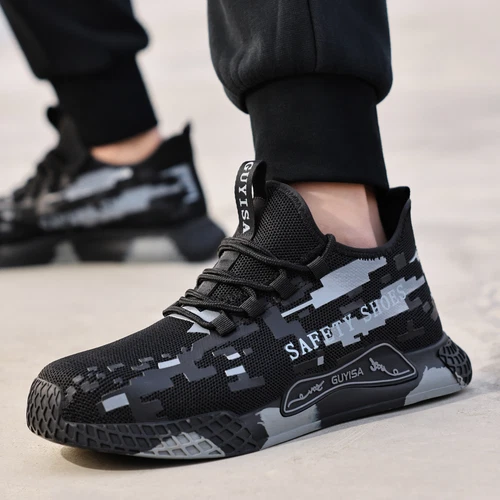 Leicht Sicherheitsschuhe Herren Stahlkappe Arbeitsschuhe Baustelle Schutzschuhe - Bild 24 von 42