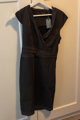 Brandneu All Saints Codia Damenkleid schwarz Größe 8