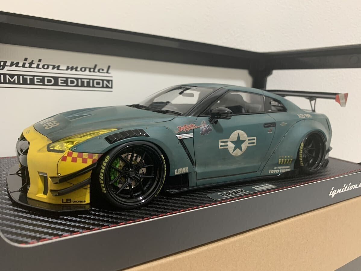 1/18 Ignition Model LB-WORKS Nissan GT-R R35 type 2 Matte 1/18 Ignition Model LB-WORKS Nissan GT-R R35 type 2 Matte