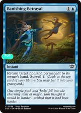 Banishing Betrayal - Foil - SOS - 38 NM/LP