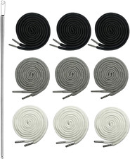 9Pcs Drawstring Cord 72 Inches 3XL Replacement Drawstring with Easy Threader for