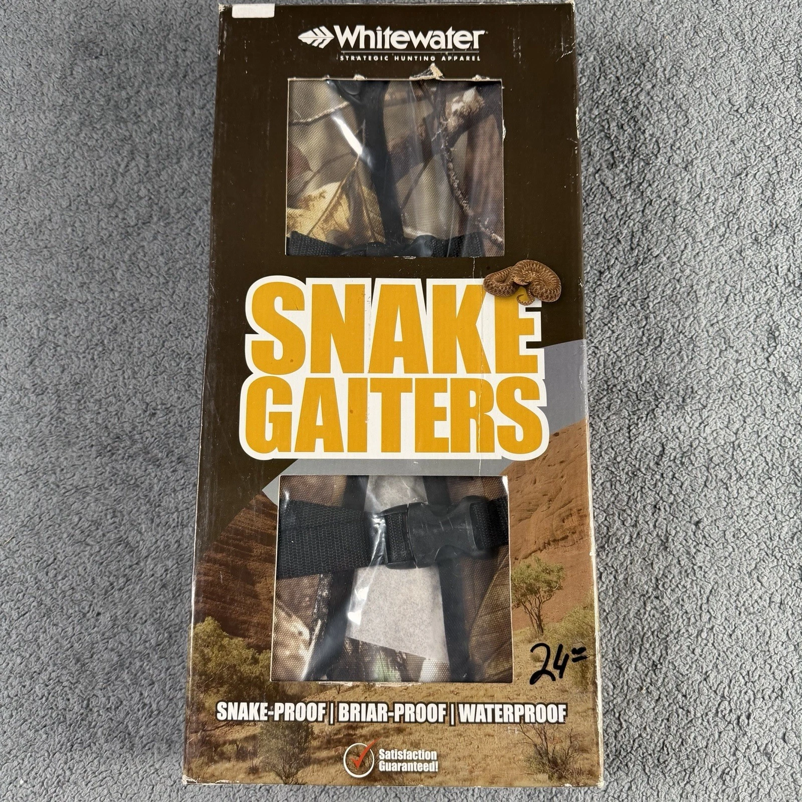 Whitewater Gaiters 17” Calf Regular Snake Briar Proof Hunting Forestry Camo
Opens in a new window or