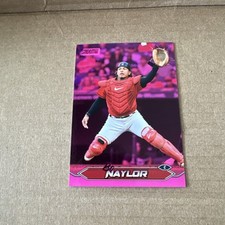 Bo Naylor 2024 Stadium Club Pink  Cleveland Guardians Baseball Card No.38