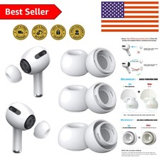 3 Pairs of Ear Tips for Airpods Pro with Portable Box  Noise Reduction