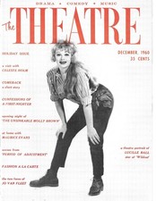 VINTAGE-THE THEATRE MAGAZINE DECEMBER 1960 LUCILLE BALL IN 