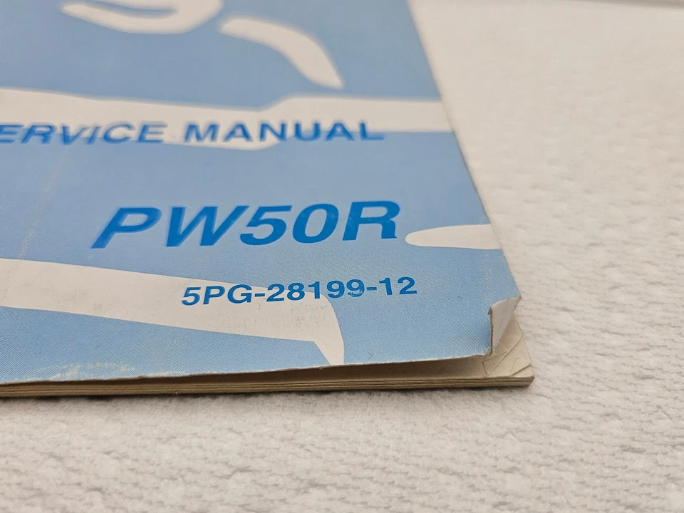 Manual de reparación de taller de servicio al propietario Yamaha PW50R 11626-16-25 OEM Pub 2002 Foto 2 de 4