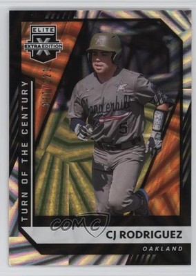 2021 Panini Elite Extra Edition Turn of the Century /121 CJ Rodriguez #158 0l7t