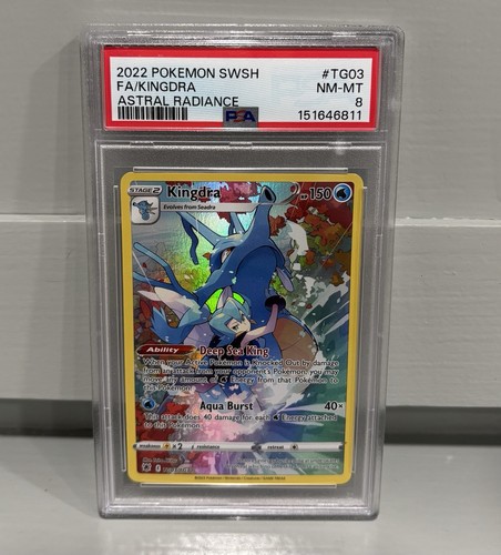Kingdra graded PSA 8 for sale on eBay