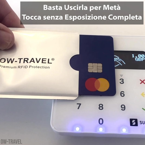 Custodie Blocco RFID. Protezione RFID per Porta Carte Di Credito Anti-Frode. RFI - Foto 5 di 12