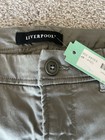 LIVERPOOL Ryland Capri Pant Olive Green Pockets Straight Leg Pants Sz 27 P NWT! — photo 4