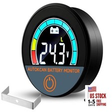 Battery Monitor Voltage Meter DC2V 24V 48V 60V 72V 84V Waterproof Digital 1