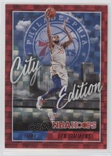 2020-21 Panini NBA Hoops City Edition Hyper Red /99 Ben Simmons #23 s1i