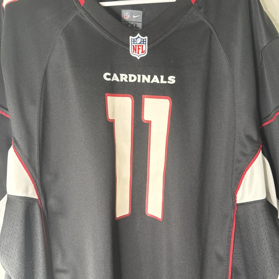 Camiseta de fútbol americano Larry Fitzgerald Arizona Cardinals Nike NFL para hombre negra #11 2XL Foto 2 de 4