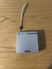 Nintendo Game Boy Advance SP Handheld Console Silver, Charger, AGS-001