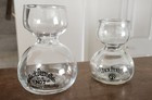 Vintage 2 Jack Daniels Whiskey Double Bubble Shot Glass Chaser Jigger — photo 1