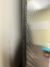 24x24x3mm Carbon Fiber Sheet Plain Weave Semi Gloss 3k