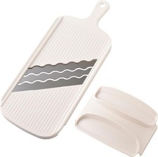 Arnest Triple Wave Wide Slicer - Grates 3 Times Faster with 3 Wavy Blades. Wi...