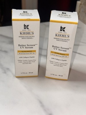 2 Kiehl's Dermatologist Solutions SPF 50+ Broad Spectrum Serum 1.7 fl oz