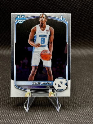 #ad #ad Caleb Wilson 1st Bowman Chrome 2025 26 Bowman #BCP 83 UNC $1.49