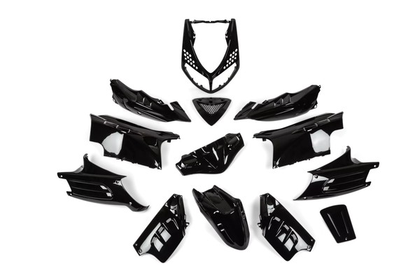 Verkleidungskit Str8 13 Teile Str8 Schwarz Peugeot Speedfight 2-image