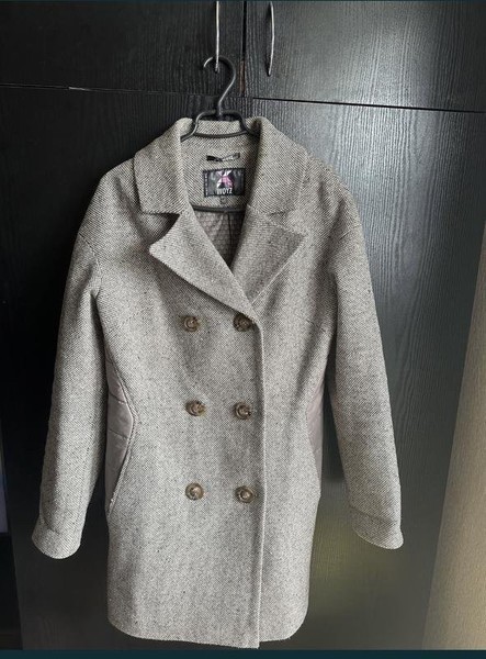 Women Pinko Coat Grey 36 / S / 44