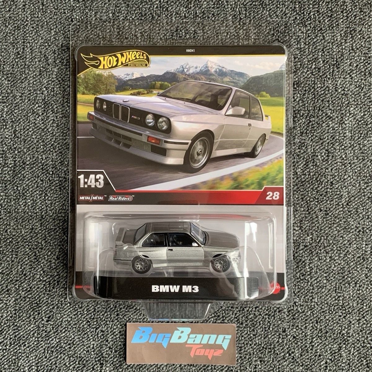 Hot Wheels Premium 1/43 Scale BMW M3 Silver #28 (In-Stock) New Car Culture