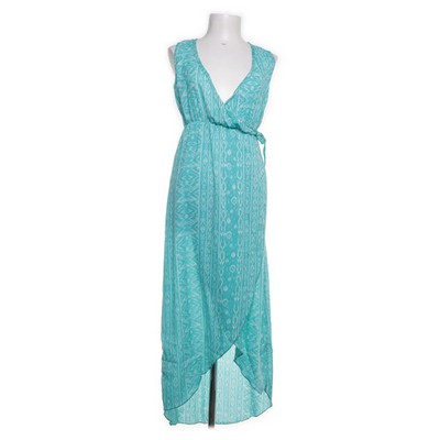 Miss Kitsch, Maxikleid, Größe: M/L, Türkis, Polyester, Damen #lEg
