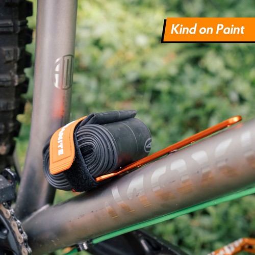Portaledge XE Bike Bottle Cage Mount Strap for Tools and Inner Tubes (Orange) - Picture 4 of 6
