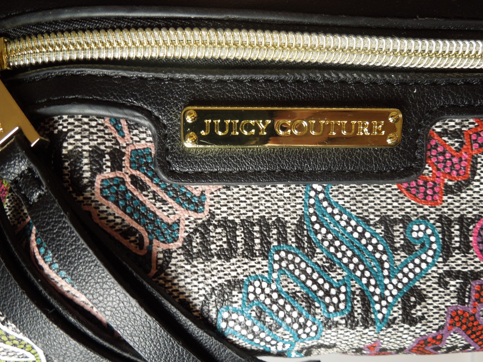 Juicy Couture Mini Backpack Multi Compartments Ad… - image 12